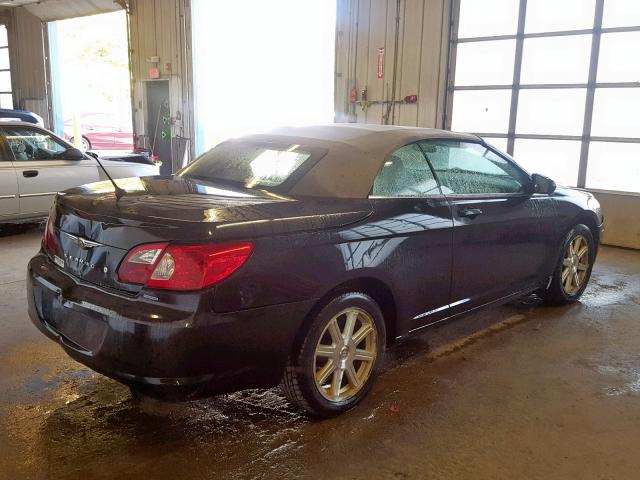 1C3LC55R38N681315 - 2008 CHRYSLER SEBRING TO BLACK photo 4