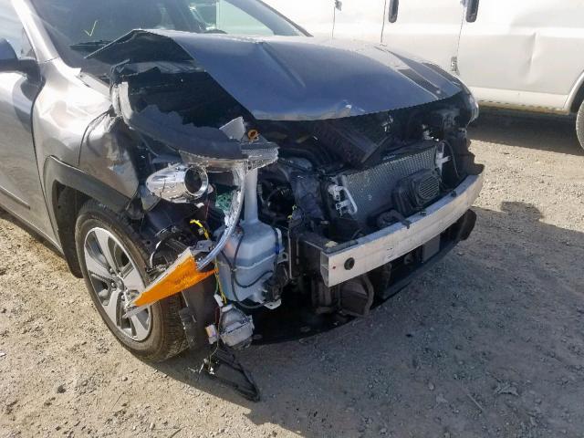 KNDCC3LC6H5077837 - 2017 KIA NIRO EX GRAY photo 9