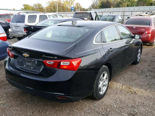 1G1ZB5ST9GF214913 - 2016 CHEVROLET MALIBU LS 黑色 照片 4