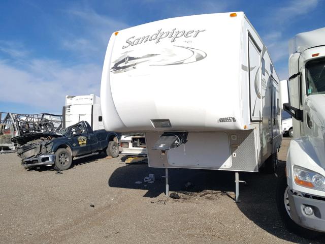 4X4FSAF2X8T112070 - 2008 WILDWOOD 5TH WHEEL WHITE photo 2