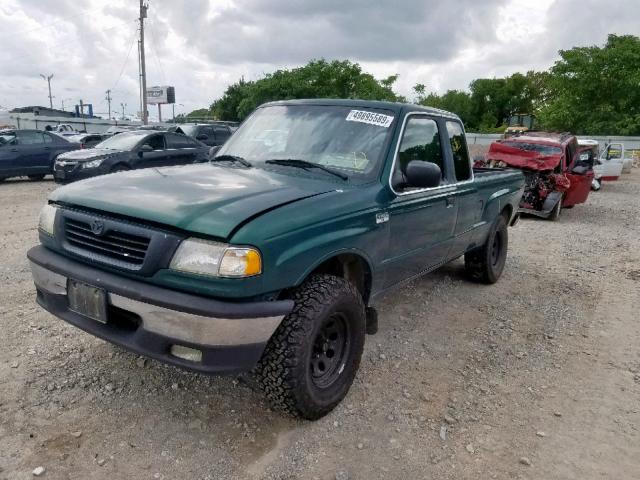 4F4YR16X5XTM01028 - 1999 MAZDA B4000 CAB GREEN photo 2