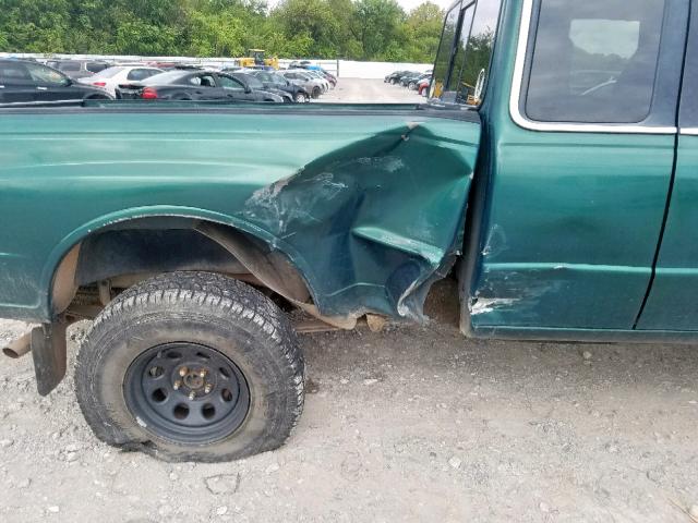 4F4YR16X5XTM01028 - 1999 MAZDA B4000 CAB GREEN photo 9