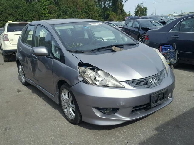 JHMGE8H63AS012512 - 2010 HONDA FIT SPORT GRAY photo 1