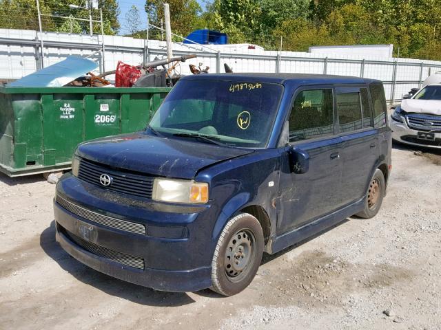 JTLKT334250182988 - 2005 TOYOTA SCION XB ლურჯი ფოტო 2