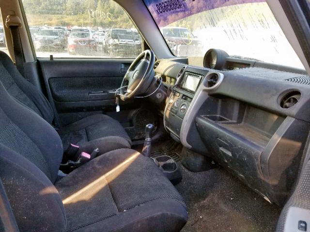 JTLKT334250182988 - 2005 TOYOTA SCION XB ლურჯი ფოტო 5