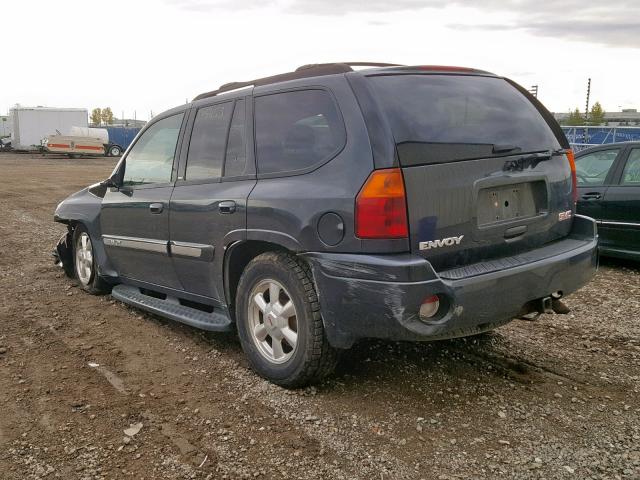 1GKDT13S642408125 - 2004 GMC ENVOY BLACK photo 3