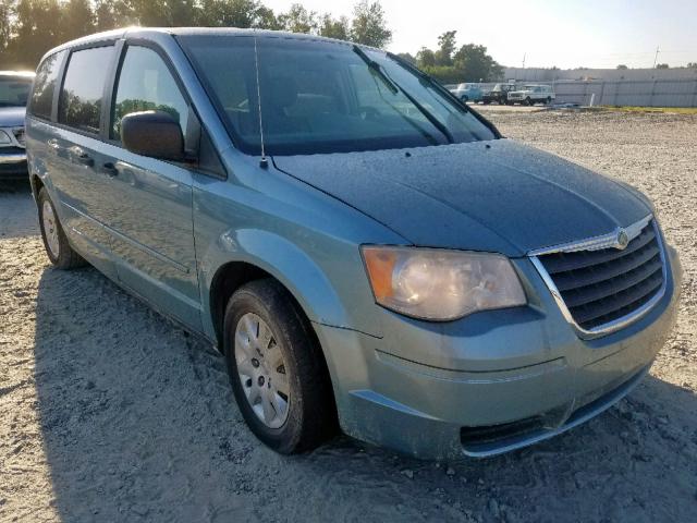 2A8HR44H88R831711 - 2008 CHRYSLER TOWN & COU TURQUOISE photo 1