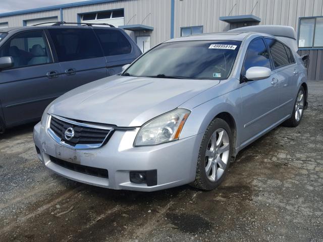 1N4BA41EX7C849042 - 2007 NISSAN MAXIMA SE SILVER photo 2