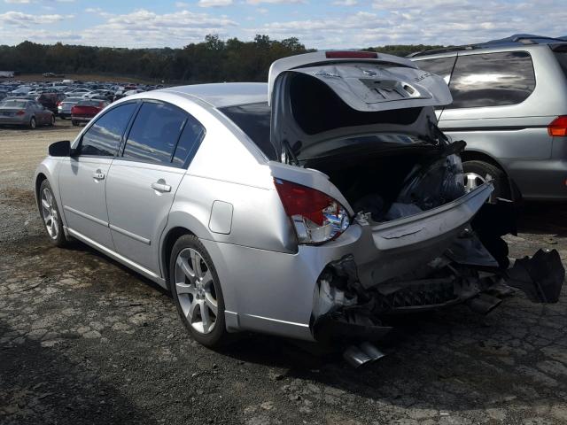 1N4BA41EX7C849042 - 2007 NISSAN MAXIMA SE SILVER photo 3