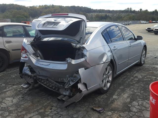 1N4BA41EX7C849042 - 2007 NISSAN MAXIMA SE SILVER photo 4