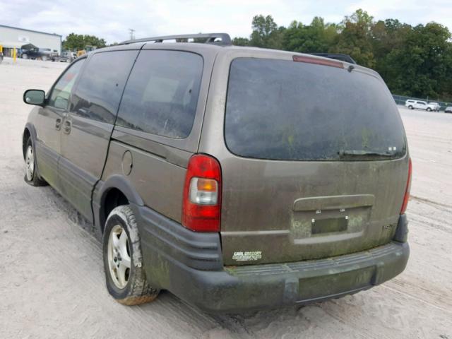 1GMDX03E34D105050 - 2004 PONTIAC MONTANA BROWN photo 3