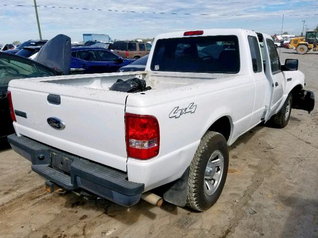 1FTYR15E48PB17702 - 2008 FORD RANGER SUP WHITE photo 4