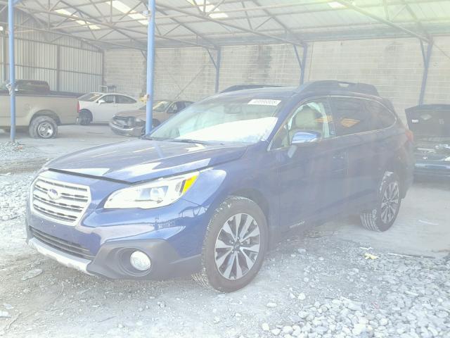 4S4BSELC2F3279976 - 2015 SUBARU OUTBACK 3. BLUE photo 2