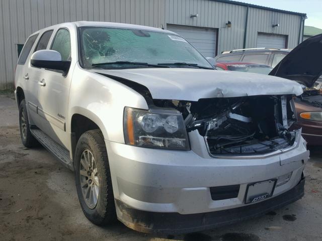 1GNSKDFJ5BR259180 - 2011 CHEVROLET TAHOE HYBR SILVER photo 1