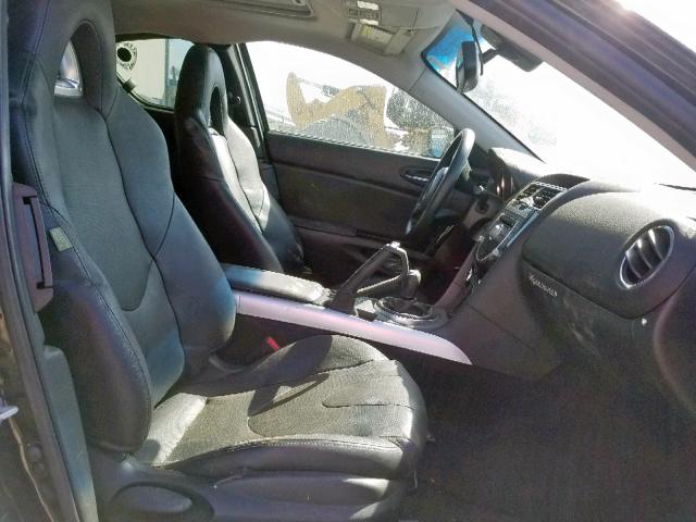 JM1FE1C47A0403782 - 2010 MAZDA RX8 BLACK photo 5