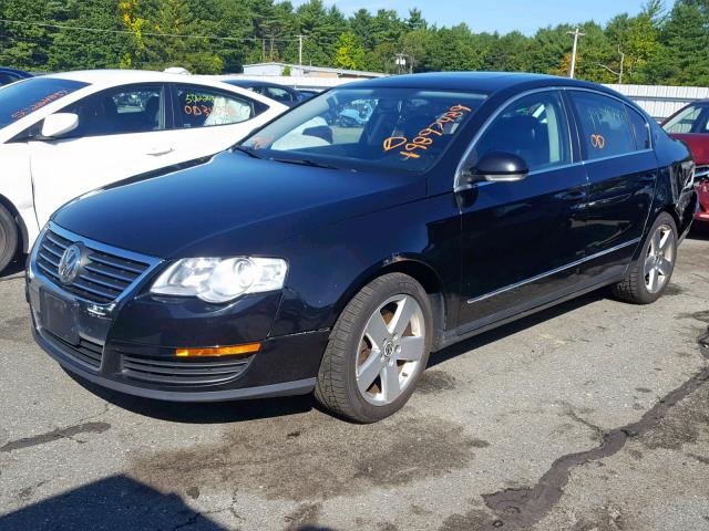 WVWAK73C78E247592 - 2008 VOLKSWAGEN PASSAT KOM BLACK photo 2