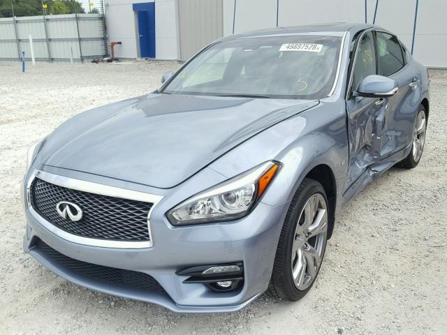 JN1BY1AR5GM271176 - 2016 INFINITI Q70 3.7 TEAL photo 2