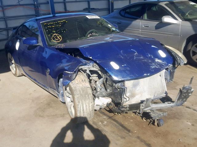 JN1AZ34D04T165546 - 2004 NISSAN 350Z COUPE BLUE photo 1