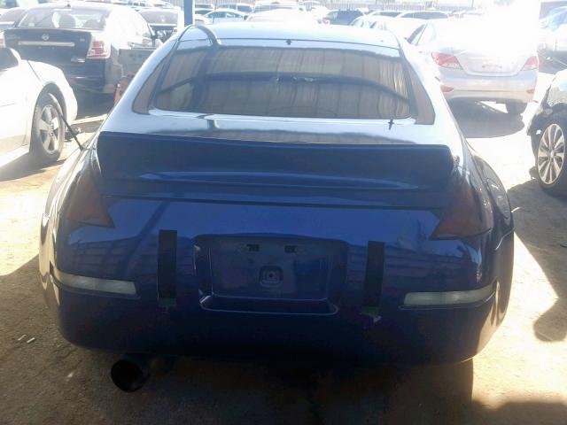 JN1AZ34D04T165546 - 2004 NISSAN 350Z COUPE BLUE photo 6