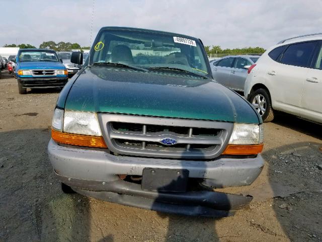 1FTYR10V6XTA93769 - 1999 FORD RANGER GREEN photo 9