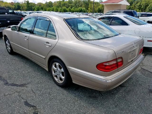 WDBJF65J92B445737 - 2002 MERCEDES-BENZ E 320 TAN photo 3