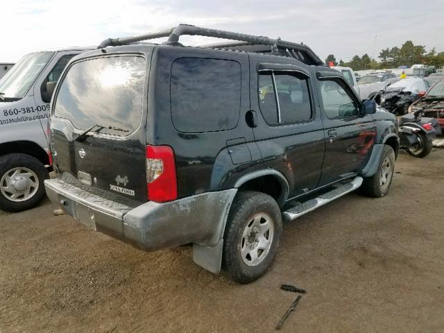 5N1ED28T3YC543577 - 2000 NISSAN XTERRA XE BLACK photo 4