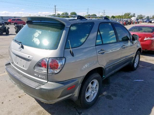 JTJHF10U720267016 - 2002 LEXUS RX 300 TAN photo 4