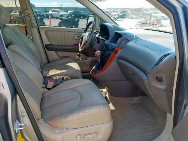 JTJHF10U720267016 - 2002 LEXUS RX 300 TAN photo 5