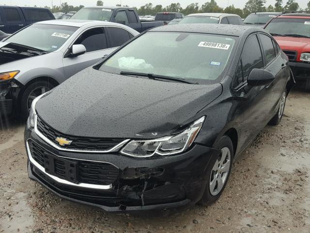 1G1BC5SMXJ7142001 - 2018 CHEVROLET CRUZE LS BLACK photo 2