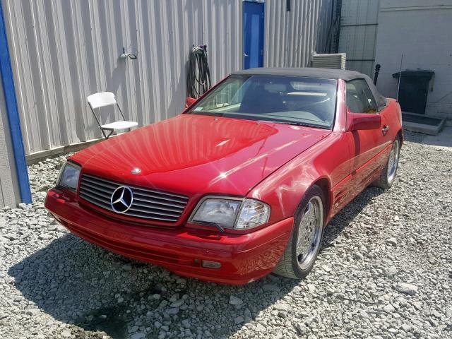 WDBFA63F5TF138630 - 1996 MERCEDES-BENZ SL 320 RED photo 2