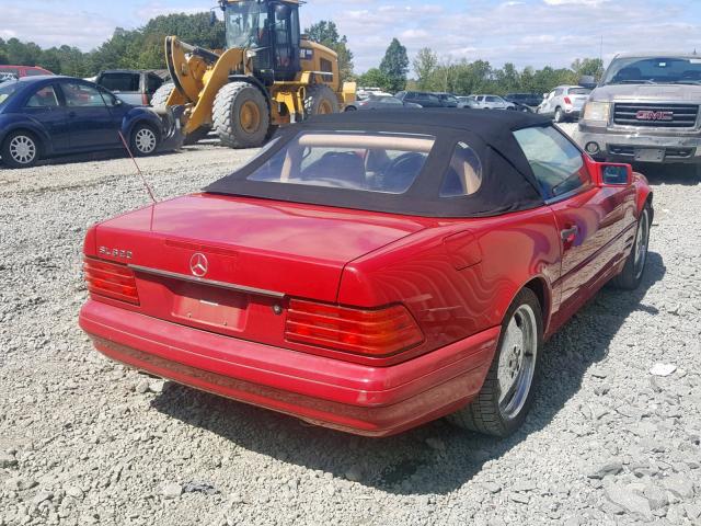 WDBFA63F5TF138630 - 1996 MERCEDES-BENZ SL 320 RED photo 4