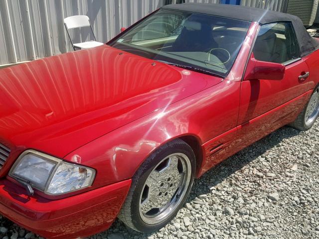 WDBFA63F5TF138630 - 1996 MERCEDES-BENZ SL 320 RED photo 9