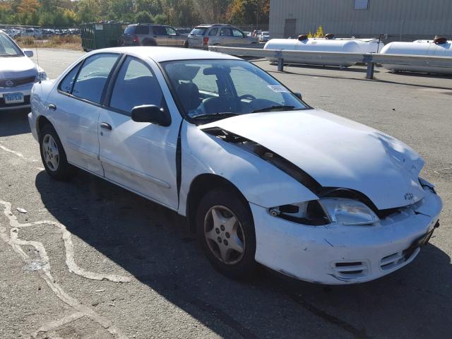 1G1JC524X27210780 - 2002 CHEVROLET CAVALIER B WHITE photo 1