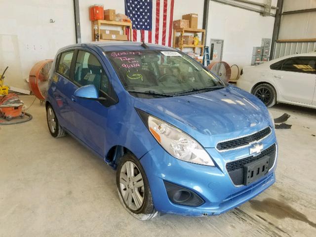 KL8CB6S95DC592742 - 2013 CHEVROLET SPARK LS BLUE photo 1