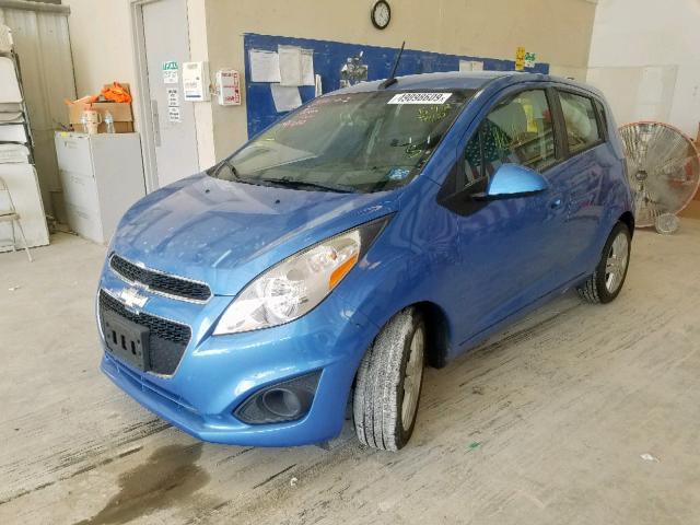 KL8CB6S95DC592742 - 2013 CHEVROLET SPARK LS BLUE photo 2