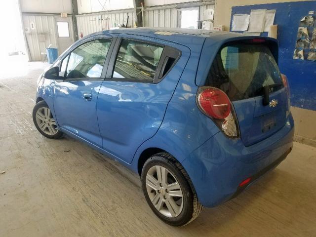 KL8CB6S95DC592742 - 2013 CHEVROLET SPARK LS BLUE photo 3