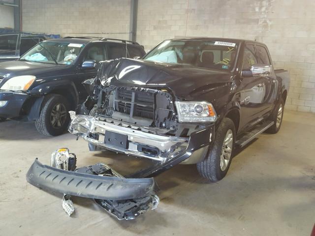 1C6RR7PT5FS644278 - 2015 RAM 1500 LONGH BLACK photo 2