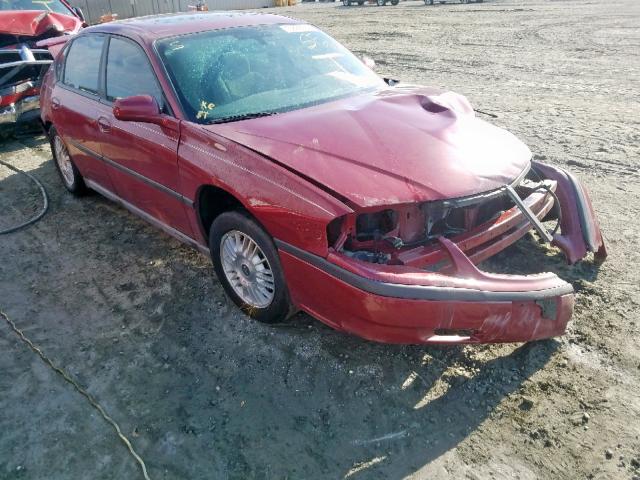 2G1WF52EX59352636 - 2005 CHEVROLET IMPALA RED photo 1