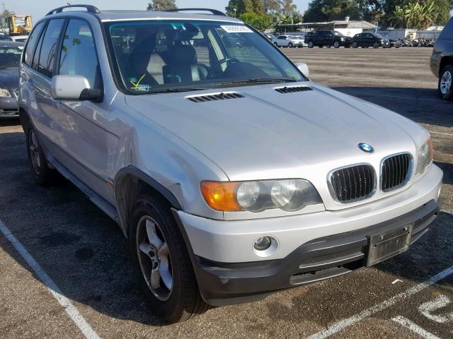 5UXFA53563LV93036 - 2003 BMW X5 3.0I SILVER photo 1