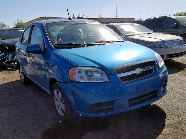 KL1TD56E09B371850 - 2009 CHEVROLET AVEO LS TEAL photo 1