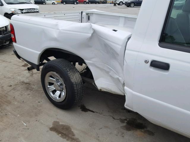 1FTKR1AD7BPA75021 - 2011 FORD RANGER WHITE photo 9