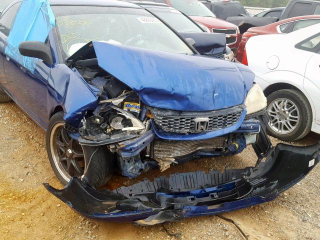 1HGEM22114L038550 - 2004 HONDA CIVIC DX V BLUE photo 9