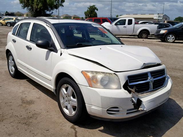 1B3HB48B68D650628 - 2008 DODGE CALIBER SX WHITE photo 1