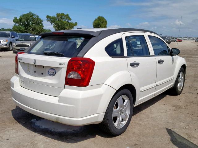 1B3HB48B68D650628 - 2008 DODGE CALIBER SX WHITE photo 4