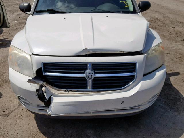 1B3HB48B68D650628 - 2008 DODGE CALIBER SX WHITE photo 9