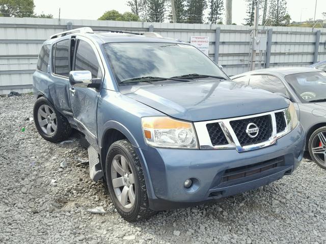 5N1BA0ND3BN611949 - 2011 NISSAN ARMADA SV BLUE photo 1