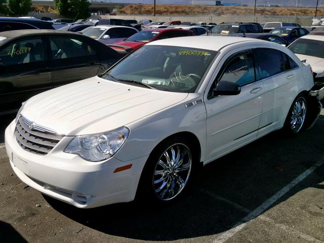 1C3LC46J28N237202 - 2008 CHRYSLER SEBRING LX WHITE photo 2