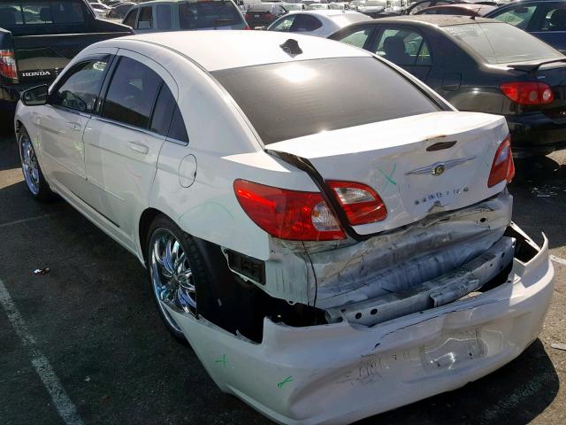 1C3LC46J28N237202 - 2008 CHRYSLER SEBRING LX WHITE photo 3