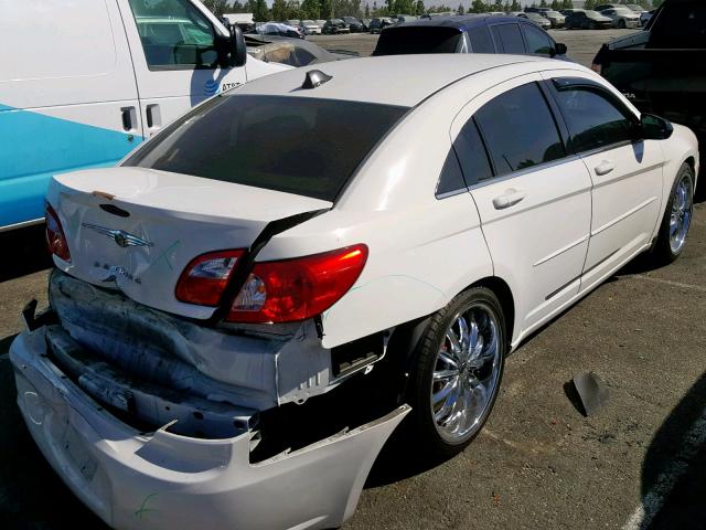 1C3LC46J28N237202 - 2008 CHRYSLER SEBRING LX WHITE photo 4