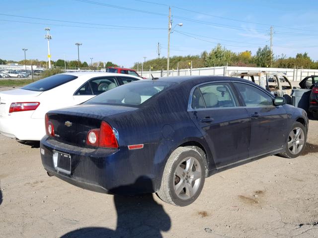 1G1ZH57N494218116 - 2009 CHEVROLET MALIBU 1LT BLUE photo 4